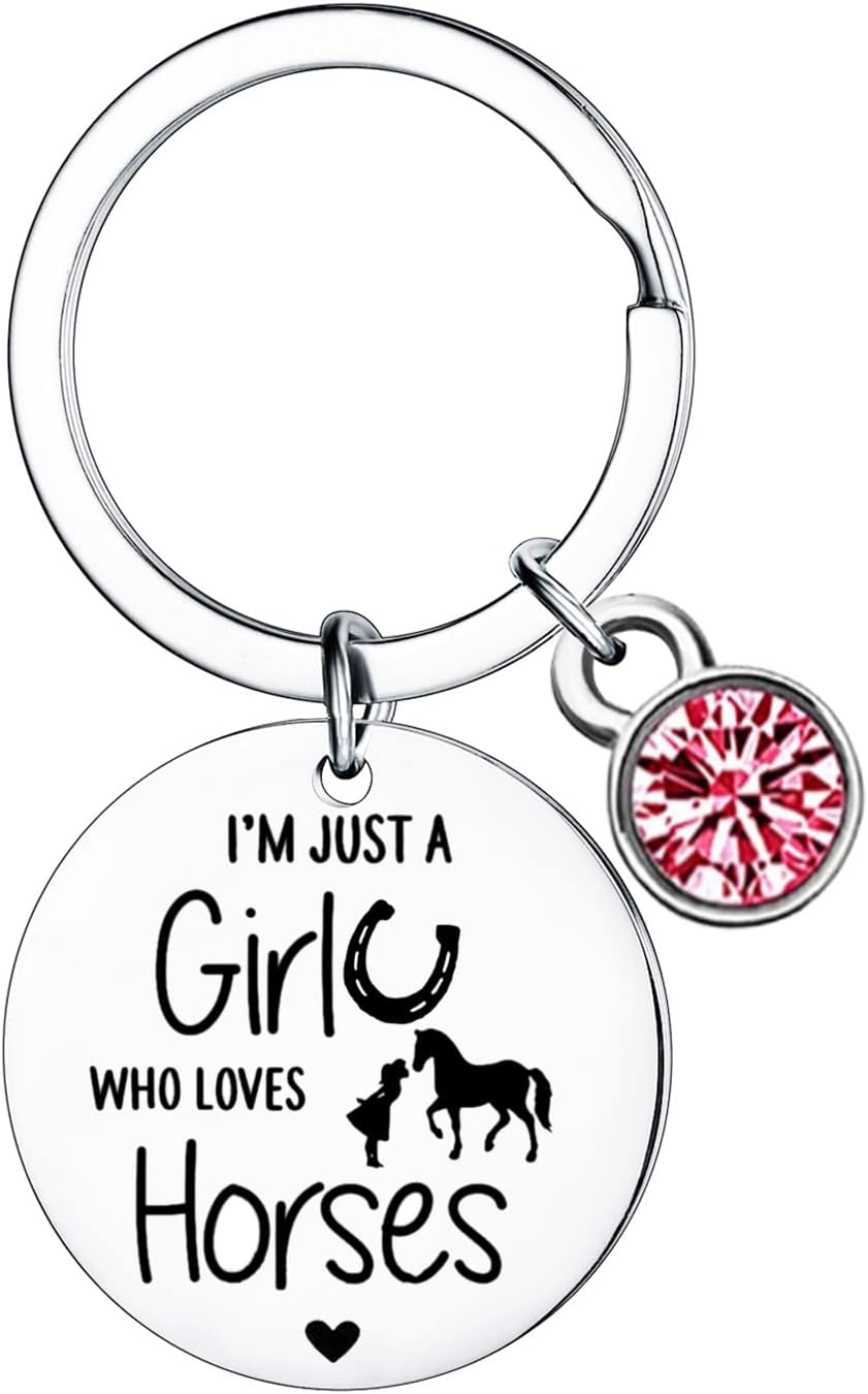 Mebvdebe Horse Inspirational Gift Horse Keychains Gift Horse Jewelry Charm Horse Gift Keychain Horse Gift For Horse Lovers
