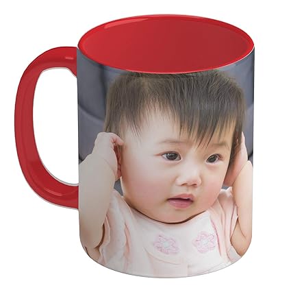 GIFT BOX Ceramic Mug 325ml red