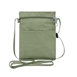 WisePoint Ultralight Crossbody PhonePurse, Nylon Small Phone Purse Cell Phone Purse, Smartphone Crossbody Bag with Zipper