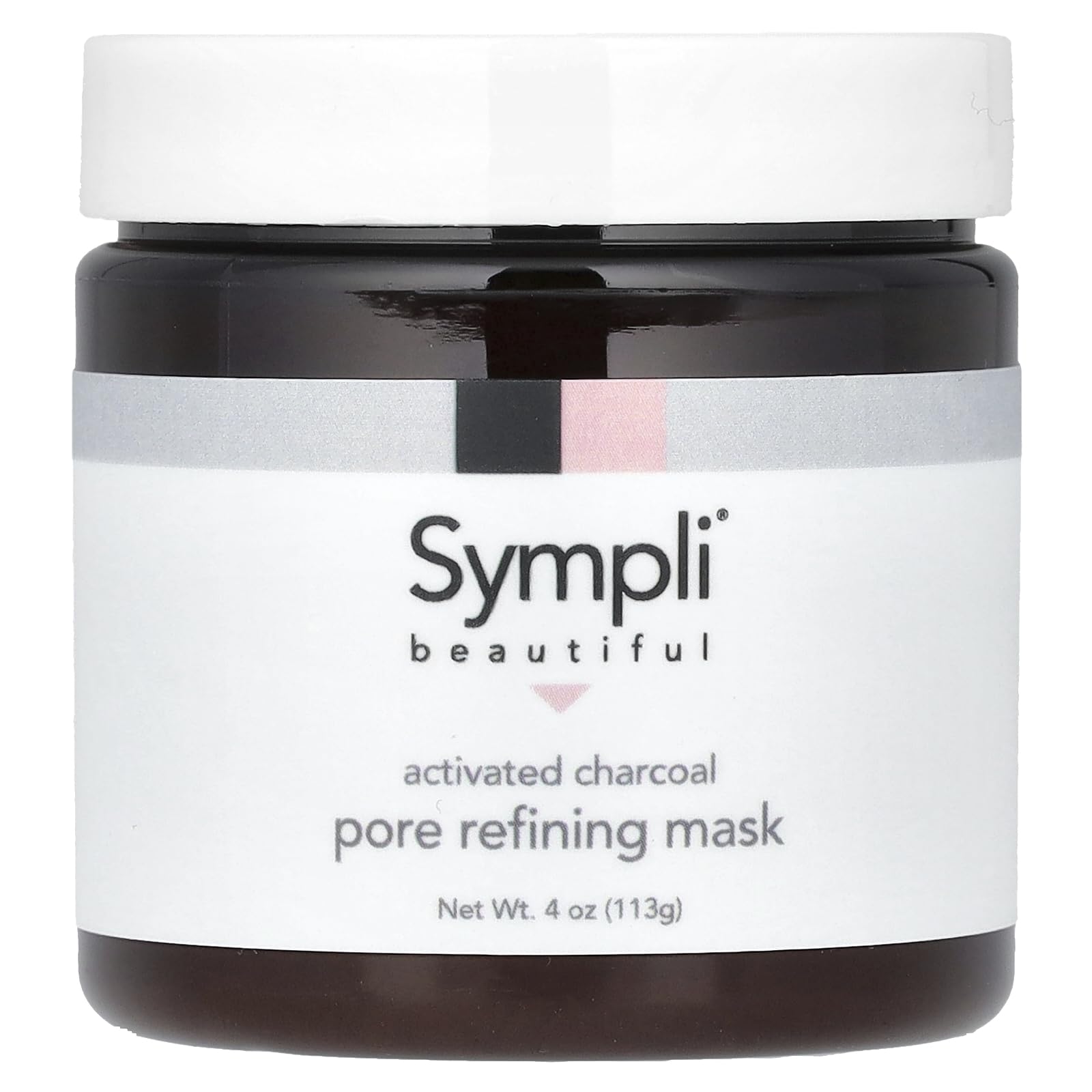 Sympli Beautiful, Activated Charcoal Pore Refining Mask, 4 fl oz (120 ml)