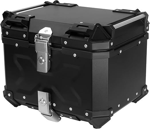 Amazon Xverycan リアボックス バイク用リアボックス 45l大容量 トップケース アルミ合金製 取り付けベース付き キーロック可能 汎用 ツーリング キャンプ 通勤等 ブラック トップケース リアボックス 車 バイク Amazon Xverycan リアボックス バイク用リアボックス 45l大容量 トップケース アルミ合金製 取り付けベース付き キーロック可能 汎用 ツーリング キャンプ 通勤等 ブラック トップケース リアボックス 車 バイク