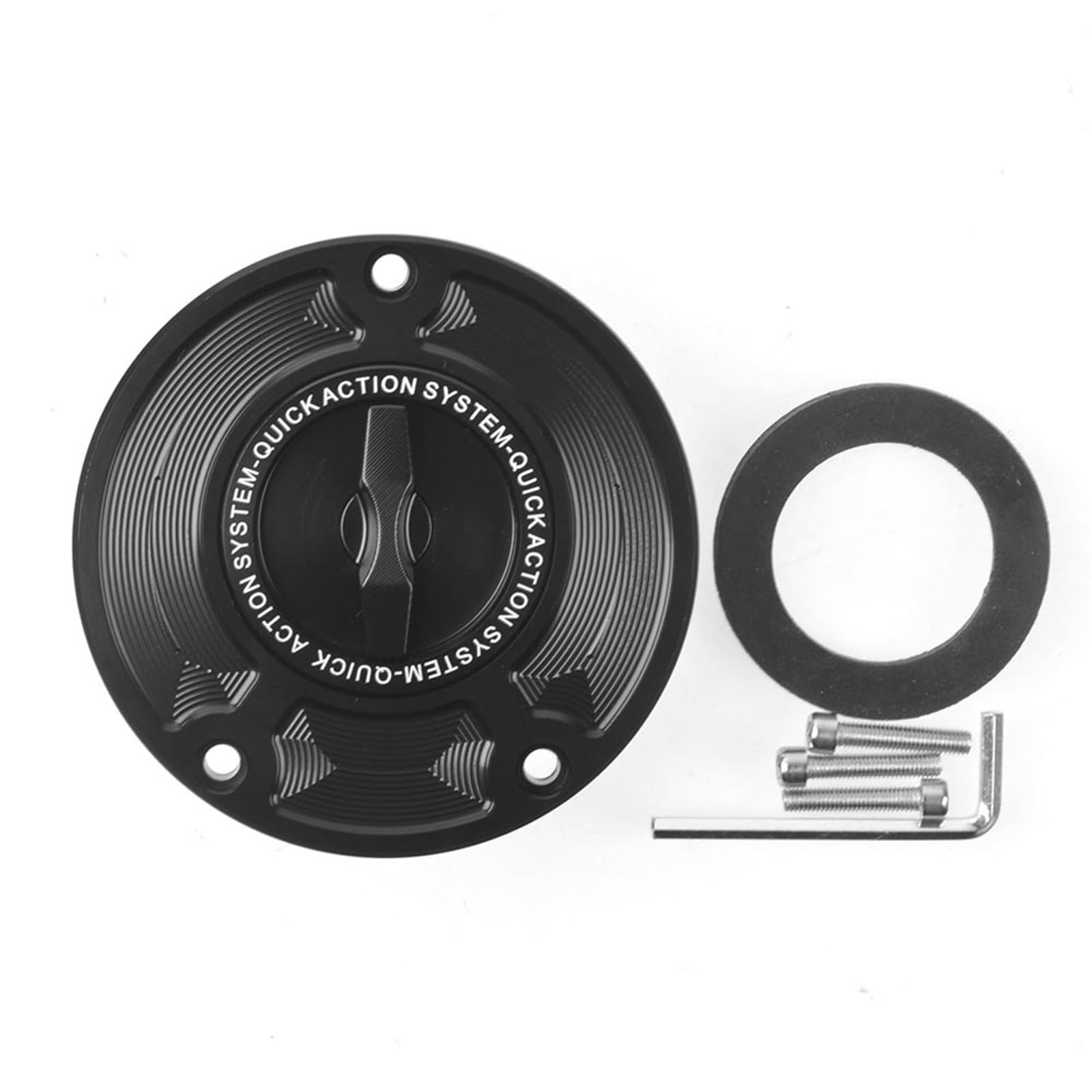 Couvercle de réservoir de gazole adaptable pour Kawasaki Ninja ZX6R 636 et ZX636R accessoire noir