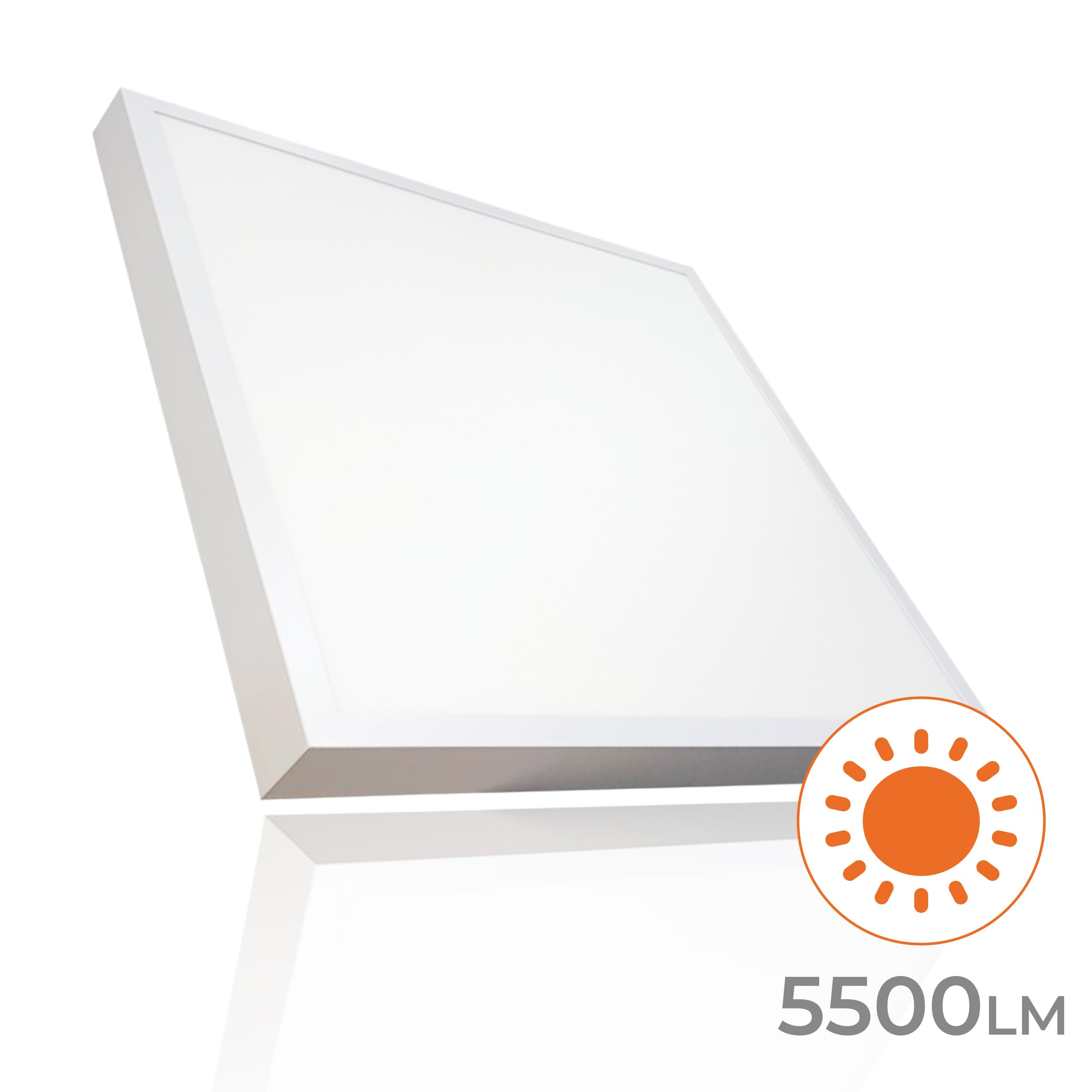 LED ATOMANT Plafoniera LED Soffitto 60x60cm 48W CCT 3000-6500K 5500lm | Con selettore di colore CCT, Driver incluso