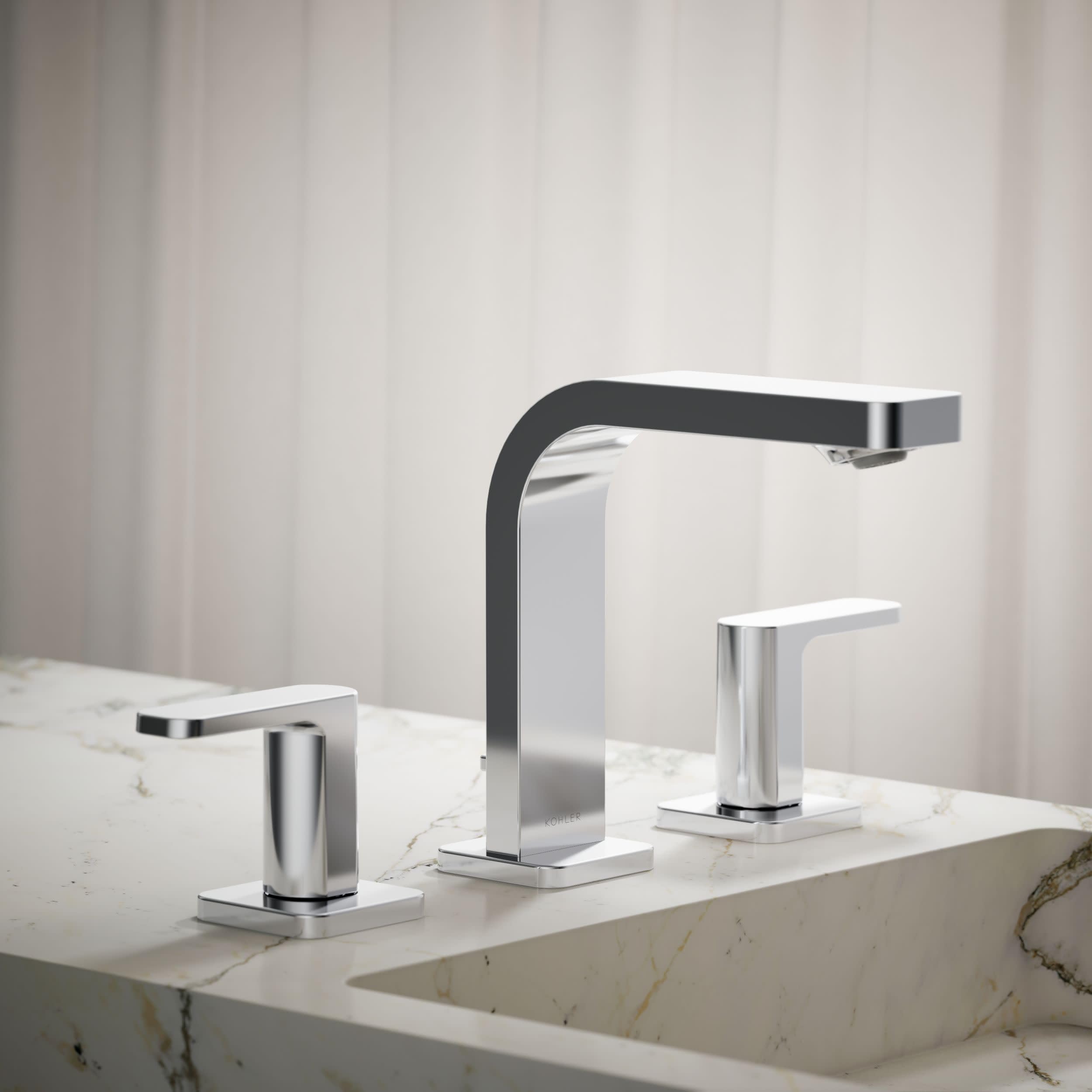 Amazon | Kohler 23484-4K-CP K-23484-4K-CP パラレルワイドスプレッド