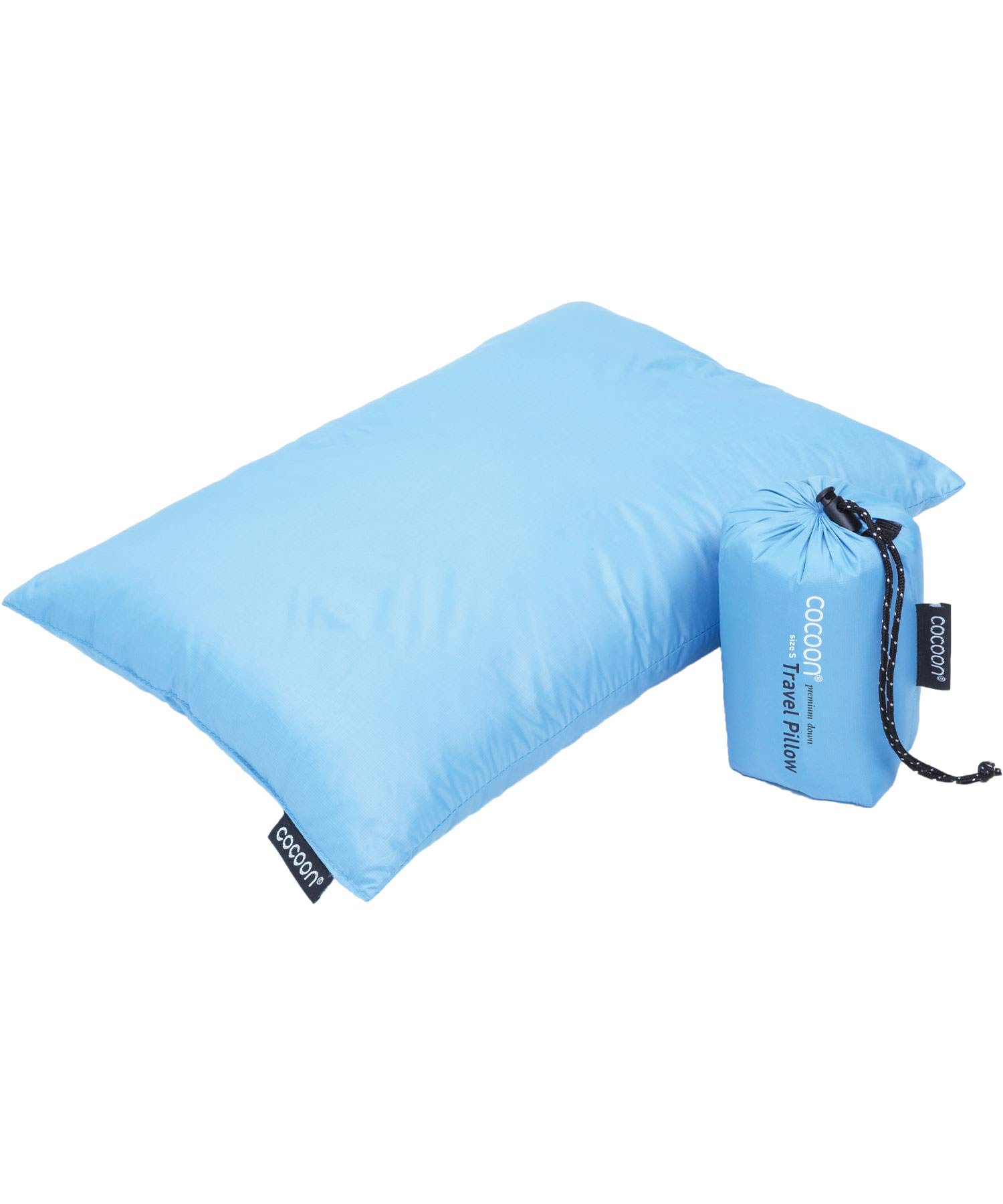 Cocoon Travel Pillow Down Fill 25x35cm light blue Size 25 x 35cm 2021