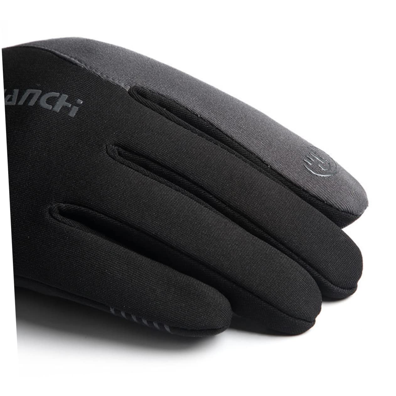 Toddmomy 1Pair Winter Riding Gloves Touch Screen Cycling Gloves Non Slip Windproof All Finger Design for Bicycling XL Black for Outdoor Activities