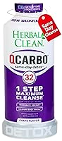 Vista 1 de Herbal Clean - QCarbo32 Bebida desintoxicante el mismo día, uva (32 fl oz)