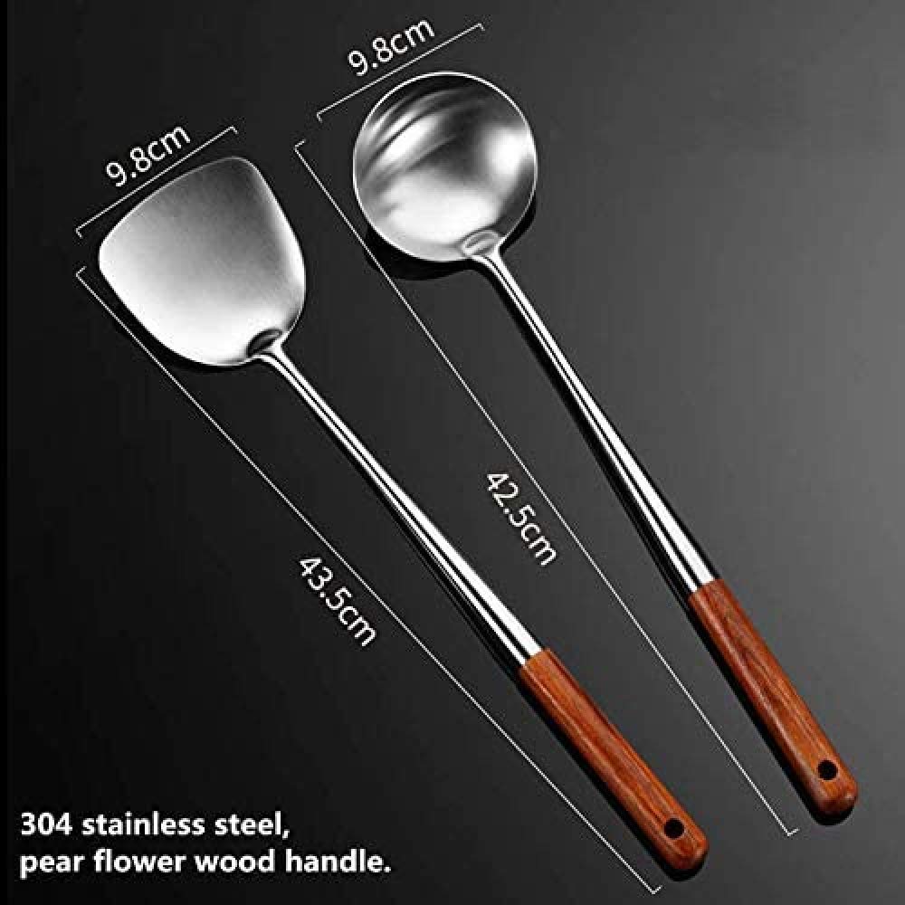Set di spatole e mestoli per Wok, spatola per Wok, spatola per Wok in Acciaio