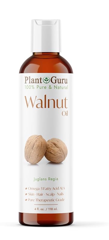 Óleo de noz Plant Guru prensado a frio, 120 mL