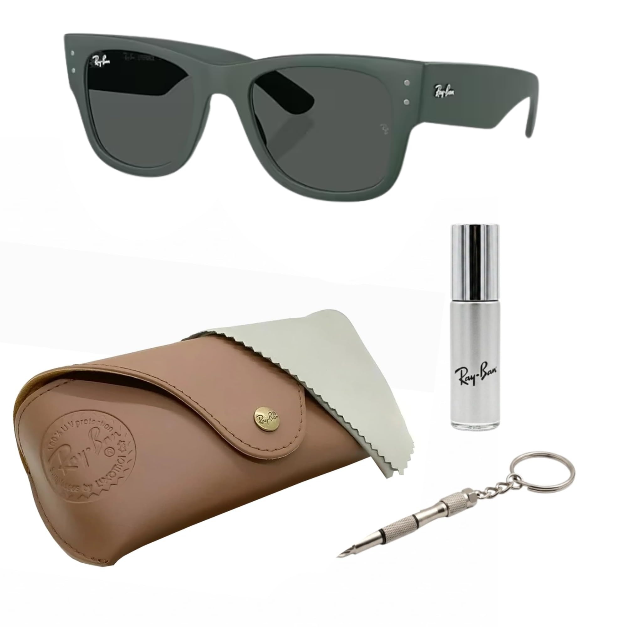 RB4840S MEGA WAYFARER LITEFORCE Sunglasses w/Official Eyewear Kit
