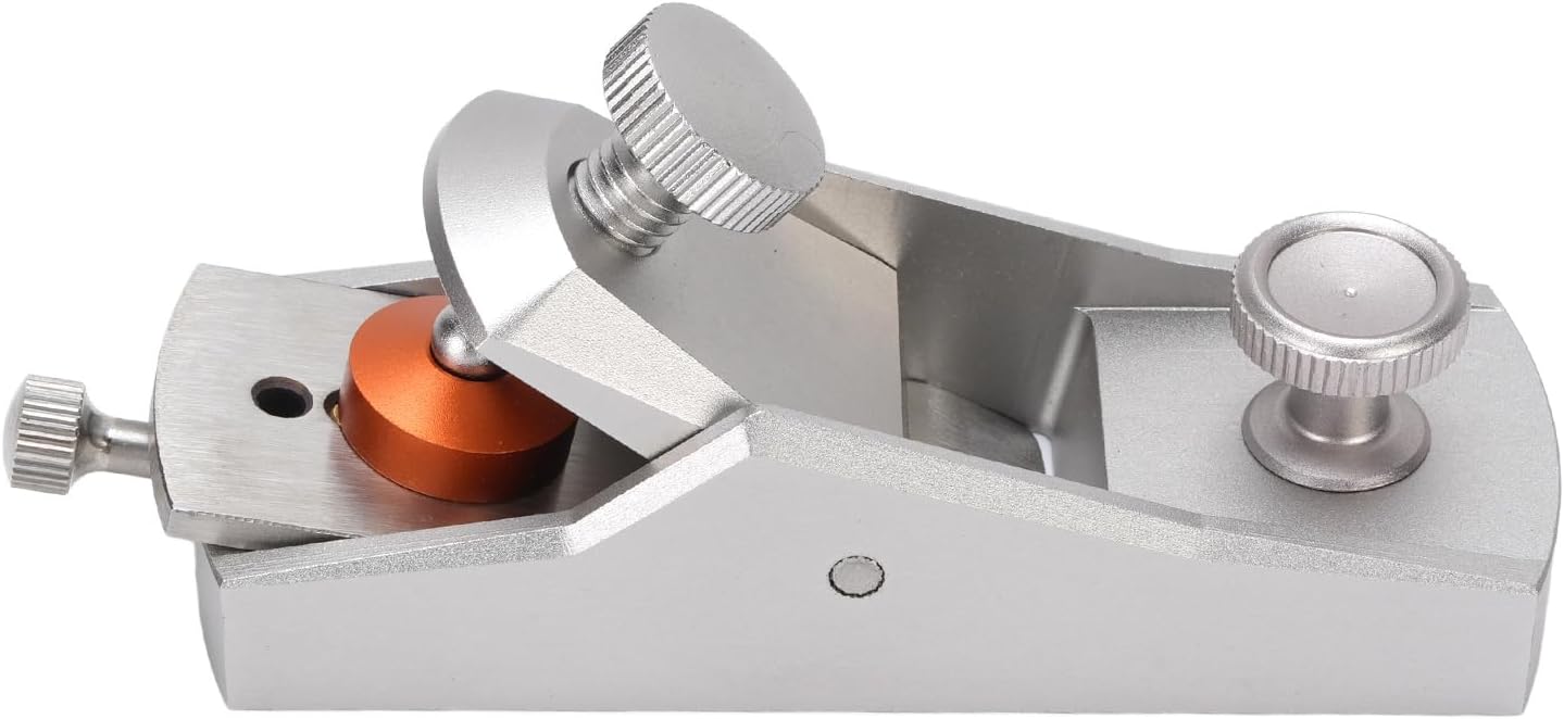 Portable Aluminum Woodworking Planer, Multi Purpose Small Hand Planer Adjustable for Trimming