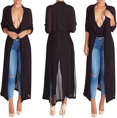 sheer duster coat
