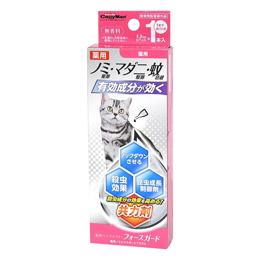 Amazon.co.jp: キャティーマン 薬用ペッツテクト+フォースガード