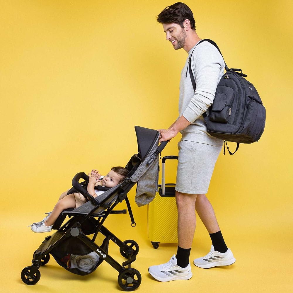 Carrinho de Bebê Safety 1st, Bytes, Grey Denin Carrinho de Bebê Safety 1st, Bytes, Grey Denin