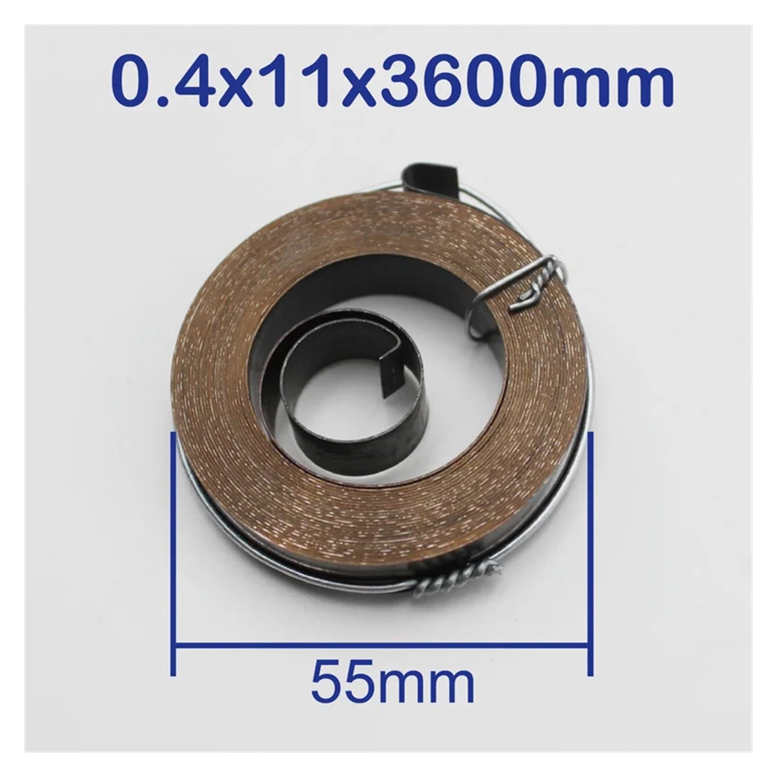 Molle elicoidali piatte a forza costante a spirale molte dimensioni (0,4x11x3600mm 1pc)