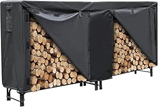 Heavy duty firewood rack cover