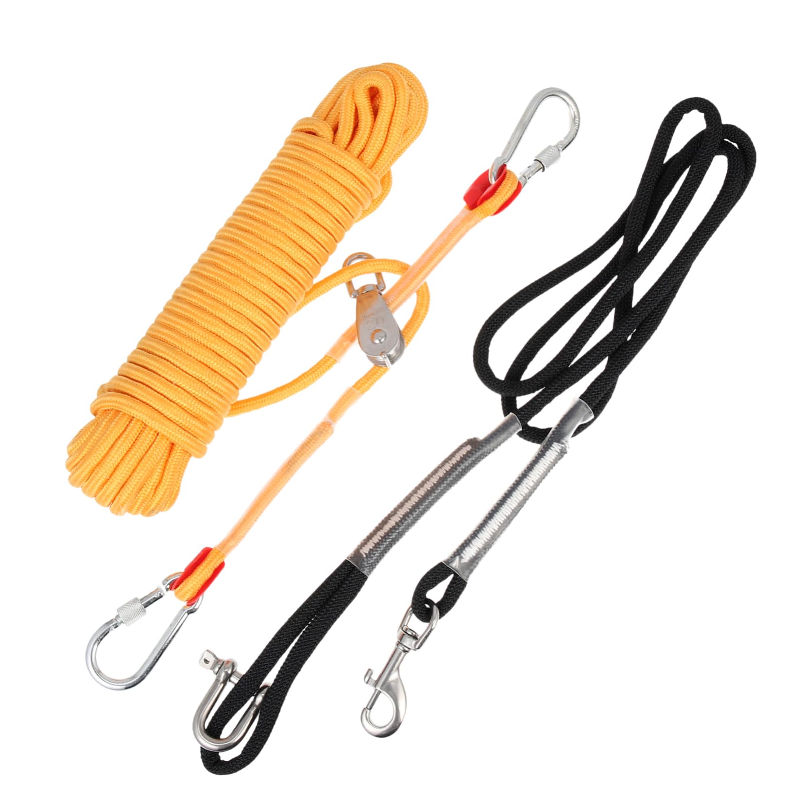 COLLBATH Equipo De Acampada Correa Perros Cadena Resistente Cable para Cachorros Diseño Hermoso y Práctico