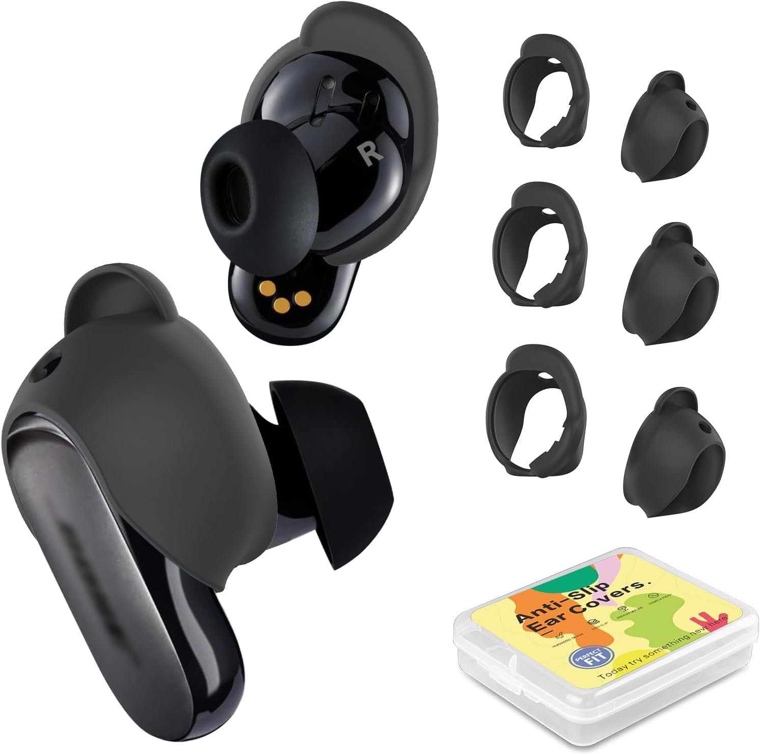 Amazon.com: [3 Pairs] Ear Tips Cover for Bose QuietComfort Earbuds