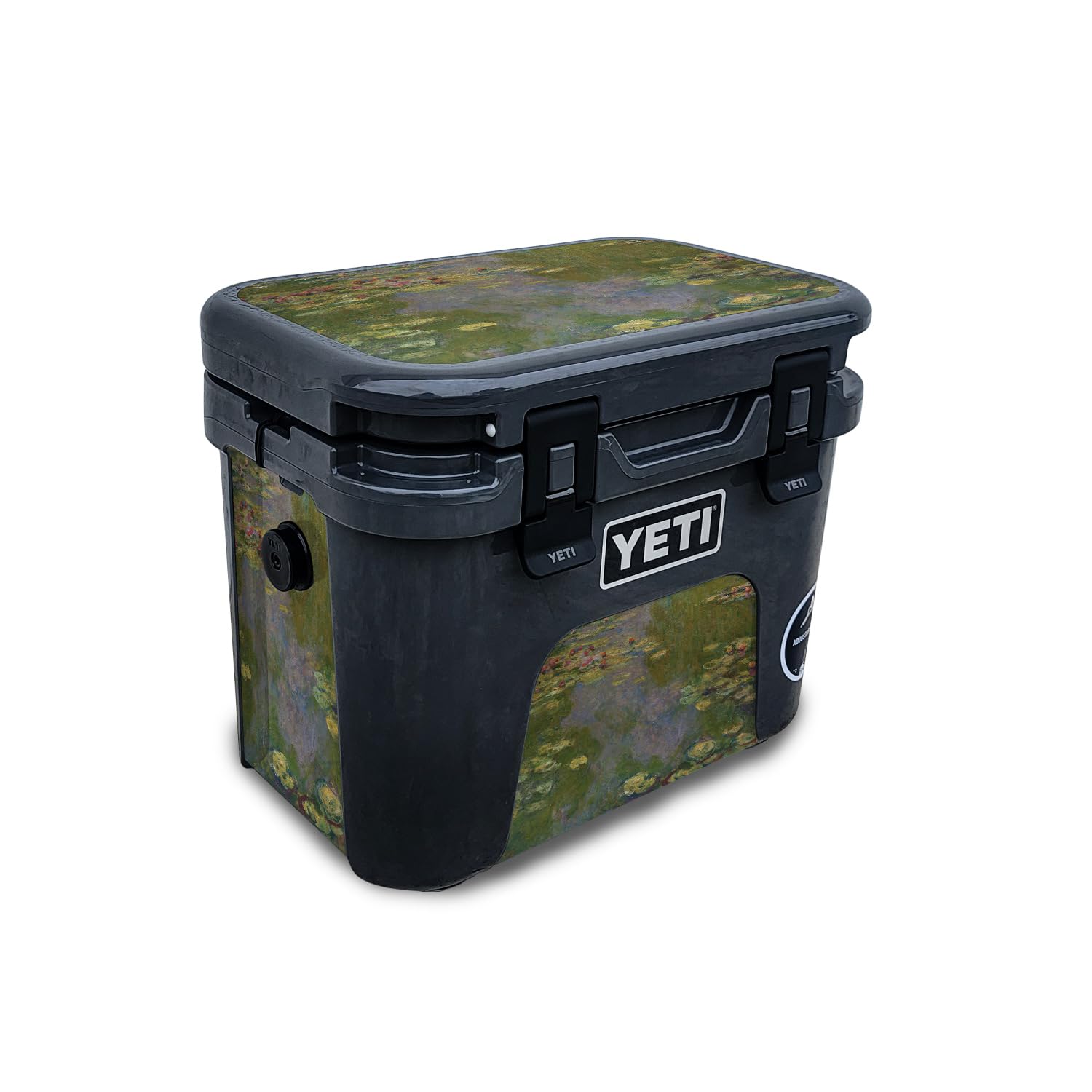 Skin Compatible with Yeti Roadie 15 Hard Cooler - Water Lilies - Premium 3M Vinyl Protective Wrap Decal Cover - Easy to Apply | Crafted in The USA by MightySkins
