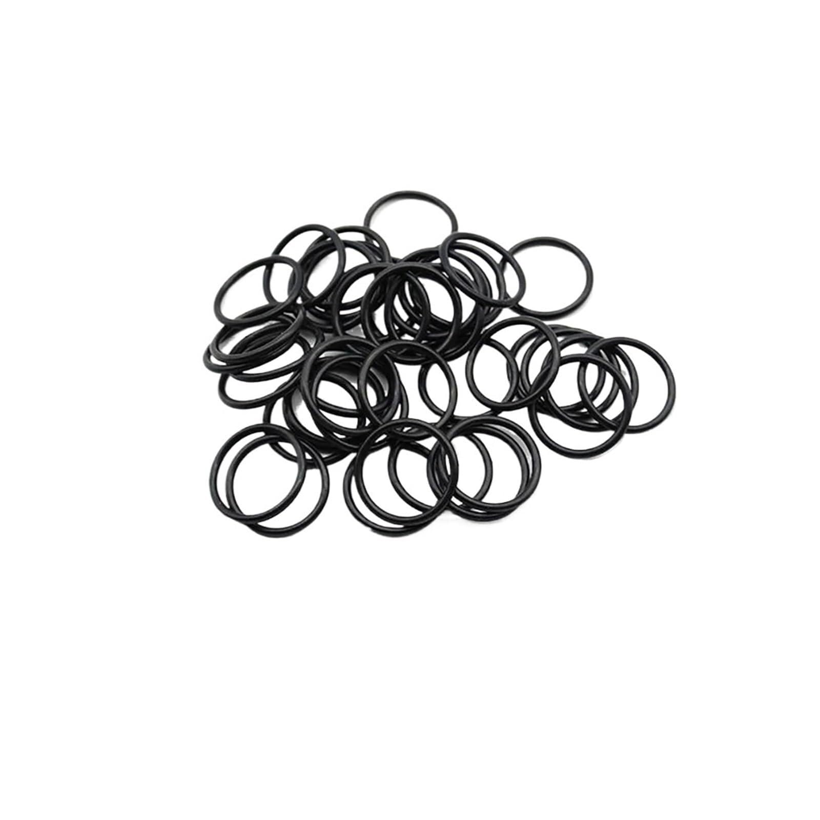 200 Uds Juntas tóricas de Goma Juego de Anillos de Sellado Juntas tóricas de Goma de nitrilo de Alta presión válvula de Sellado de Grifo NBR O Juego de Anillos de Goma(200pcs)