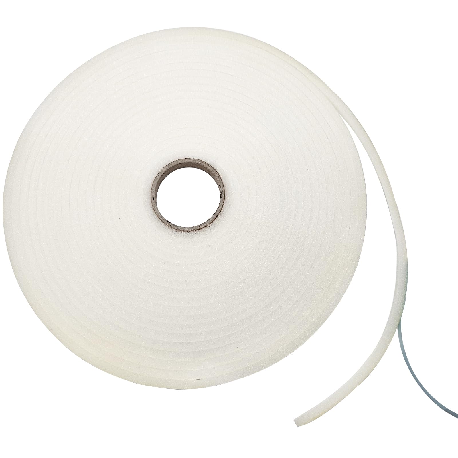 Nastro Adesivo In Schiuma PU Con Filo, Bianco, 7x3 Mm, Rotolo Da 10 M – Nadotec