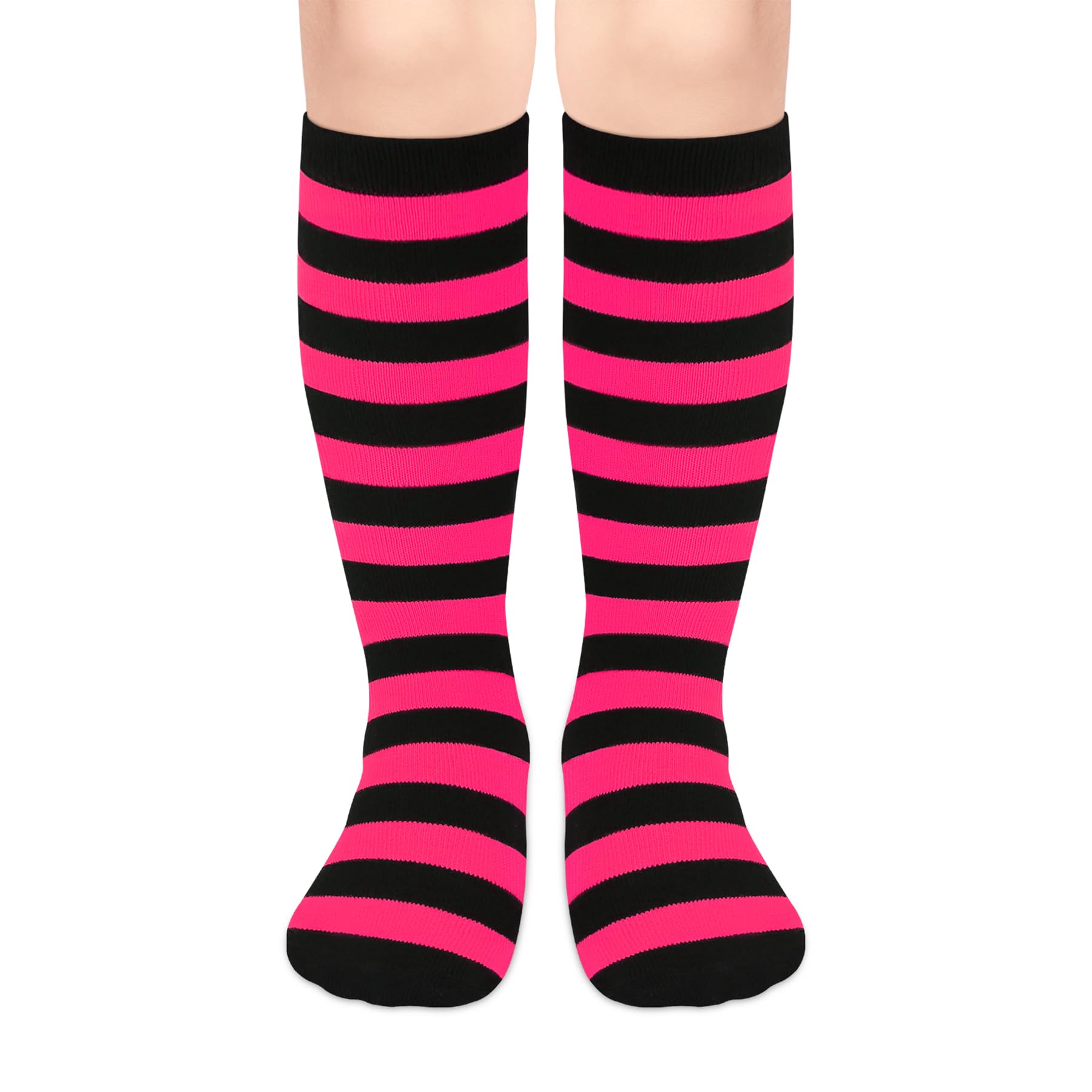 Olreco 1 Pack Toddler Kids Youth Soccer Socks Girls Boys Baseball Socks Youth Knee High Softball Football Accessories Cotton