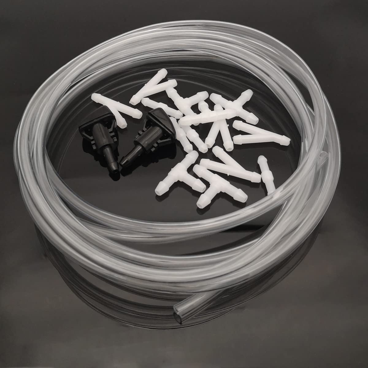 Kit Tubo Tergicristalli 5M Con Connettori - Per Lavavetri Auto, Con Ugelli - Foto 4