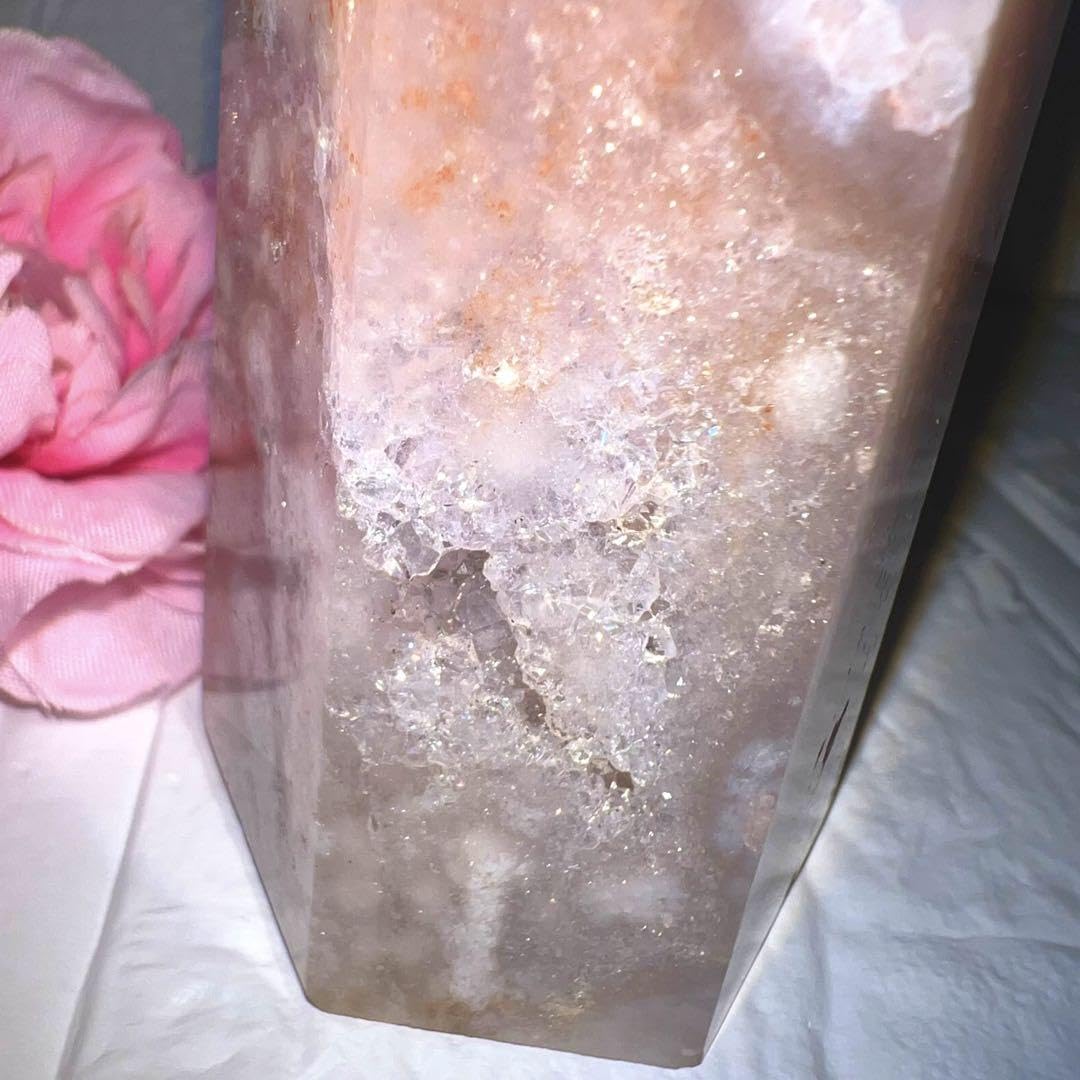 ⑭ピンクアメジスト♥️タワー♥️桜瑪瑙♥️花瑪瑙♥️チェリーブロッサム♥️フラワーアゲート Amazon｜⑮ピンクアメジストタワーチェリーブロッサム桜瑪瑙花瑪瑙