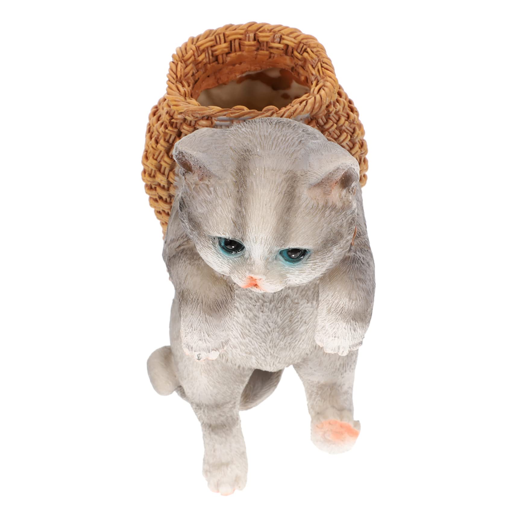 Happyyami 3piezas Figurita De Gato Colgante para Acuario Adorno Decorativo De Pequeño para Peceras Accesorio De Acuario Modelo De Gato Simulado
