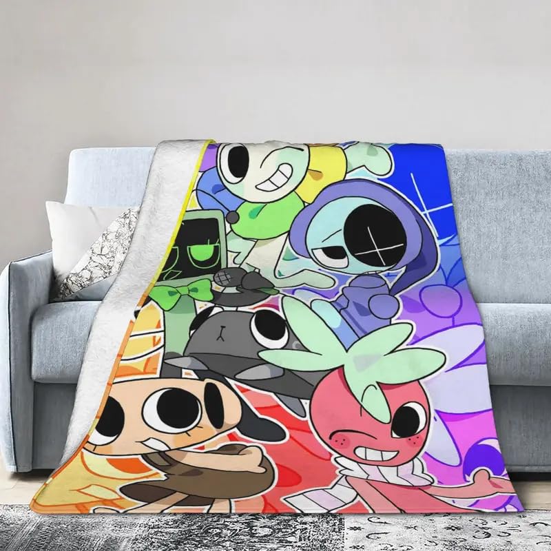 YHXSLY Dandy'S World Blanket, Cartoon Print Soft Comfortable
