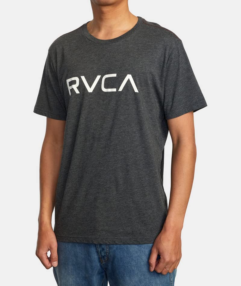 RVCA Men's Red Stitch Graphic Crew T-Shirt4