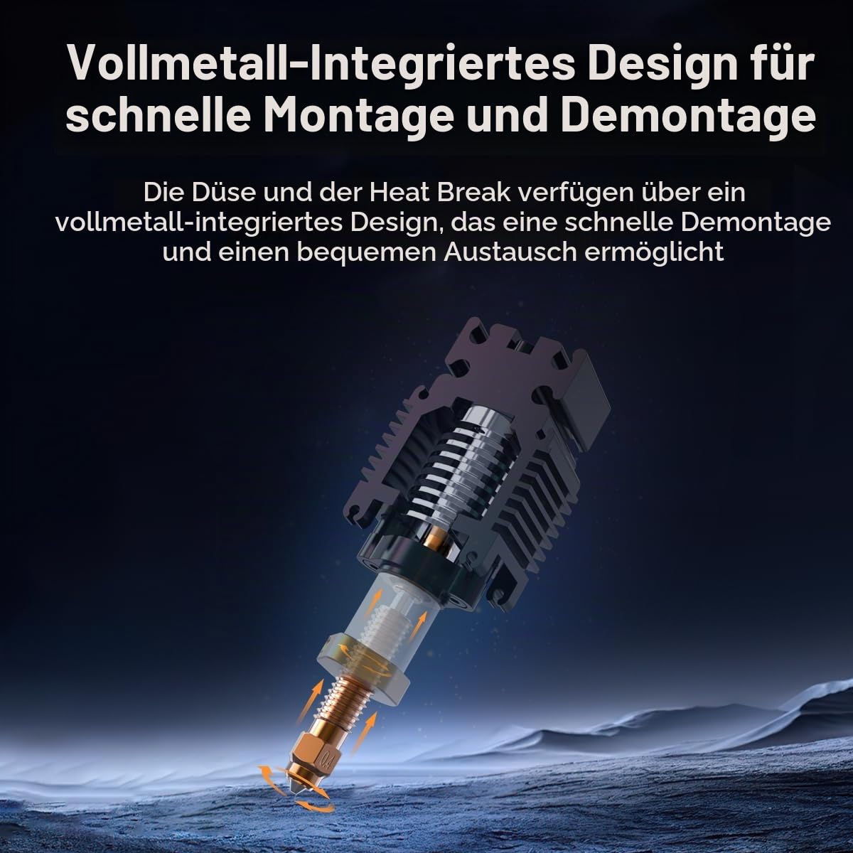 Creality Offizielles Ender 3 V3 SE Hotend Ender 3 V3 KE Keramik-Heizblock-Kit mit Schnellwechseldüse, Upgrade-Hotend-Kit 300℃ Hochtemperatur 600 mm/s Hochgeschwindigkeitsdruck für Ender 3 V3 SE/KE