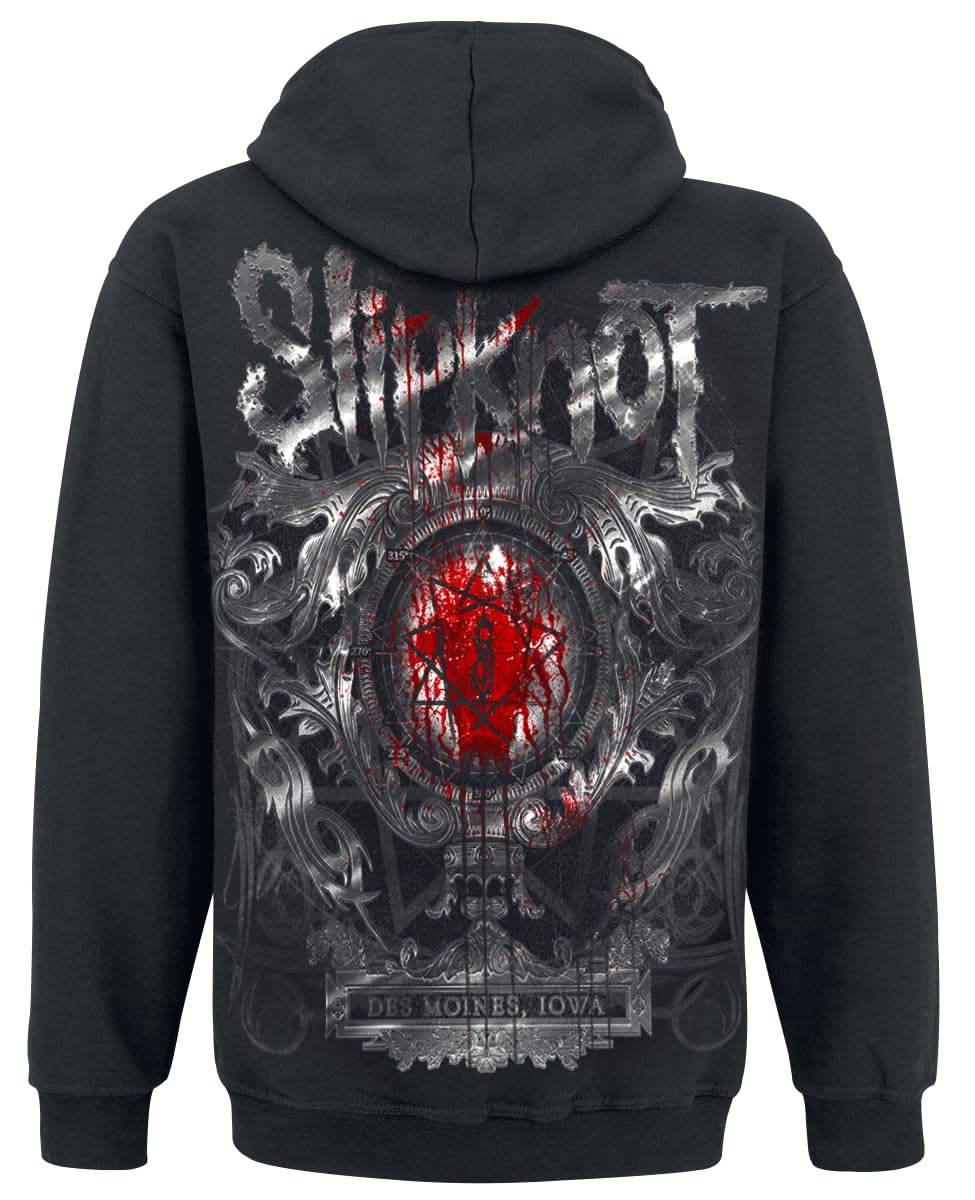 Slipknot Des Moines Männer Kapuzenpullover schwarz Band-Merch, Bands, Horror