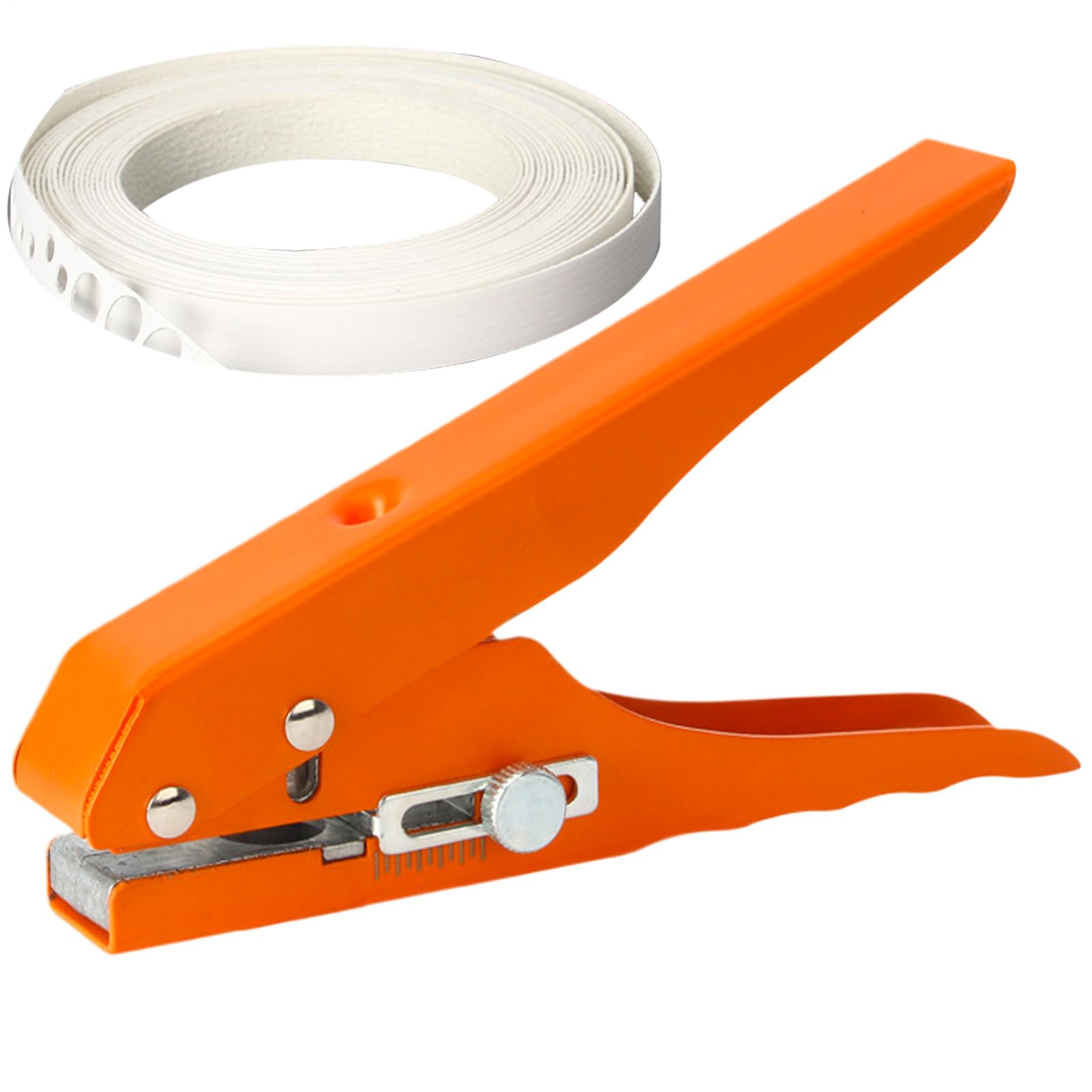 Perforador de Un Agujero,Alicates Perforadores de Banda de Cantos de 8mm para PVC - Herramienta de Carpintería Ajustable para Madera Fina, Papel de Manualidades, Cartulinas, Película Dura, PVC