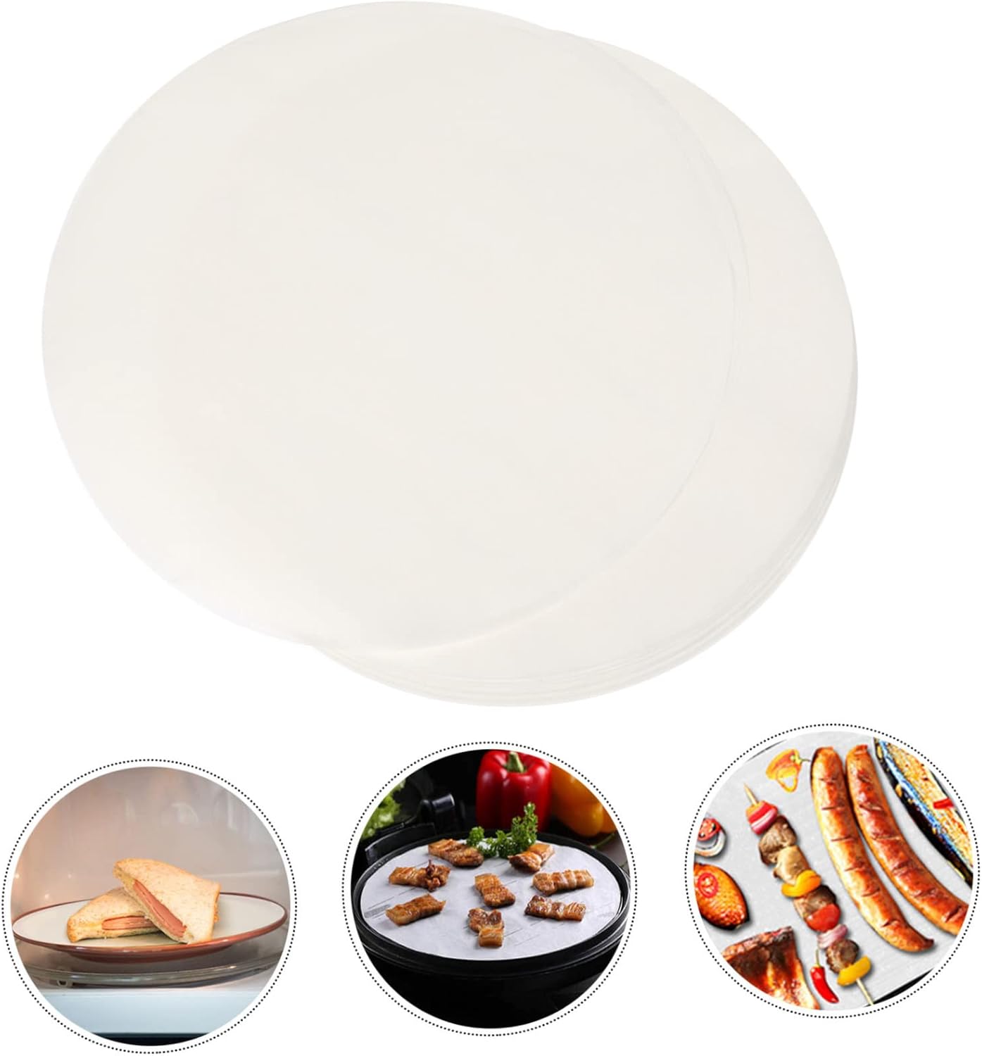 500pcs Non Stick Parchment Baking Paper Kitchen Cooking Paper for Easy Baking and Oil for Cookies Pastries and More Design