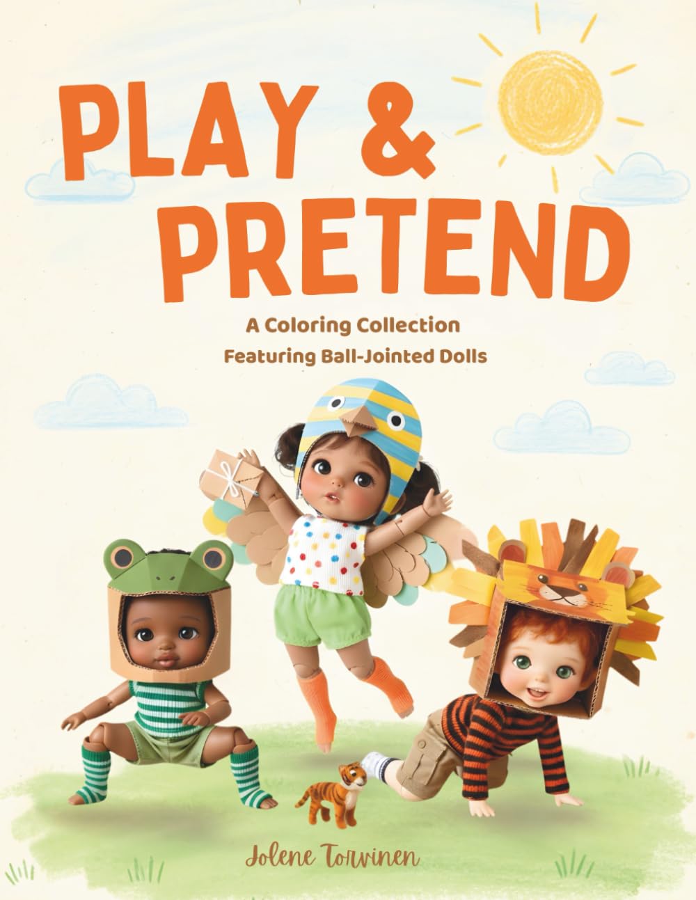 Play & Pretend: A Coloring Collection Featuring Ball-Jointed Dolls (Play Date)