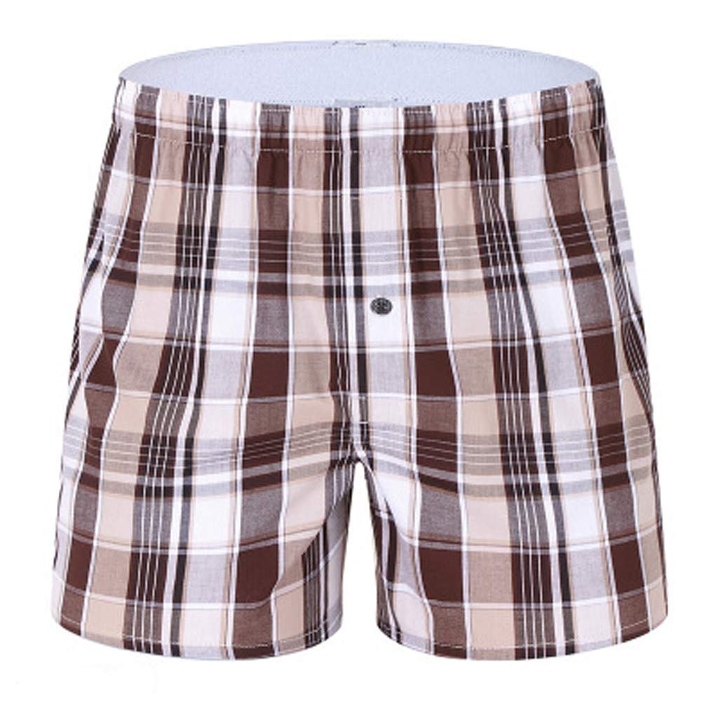 Moonuy Men's Casual Household Home Shorts Pants Boxer Briefs Pajama Underwear Swim Trunks Underpants