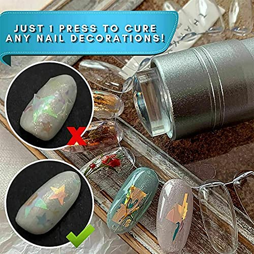 Mini UV Led Nail Lamp Presser,Portable Nail Dryer Perfectly Flatten Nail Decoration,LED Light Nail Dryer – Bild 4