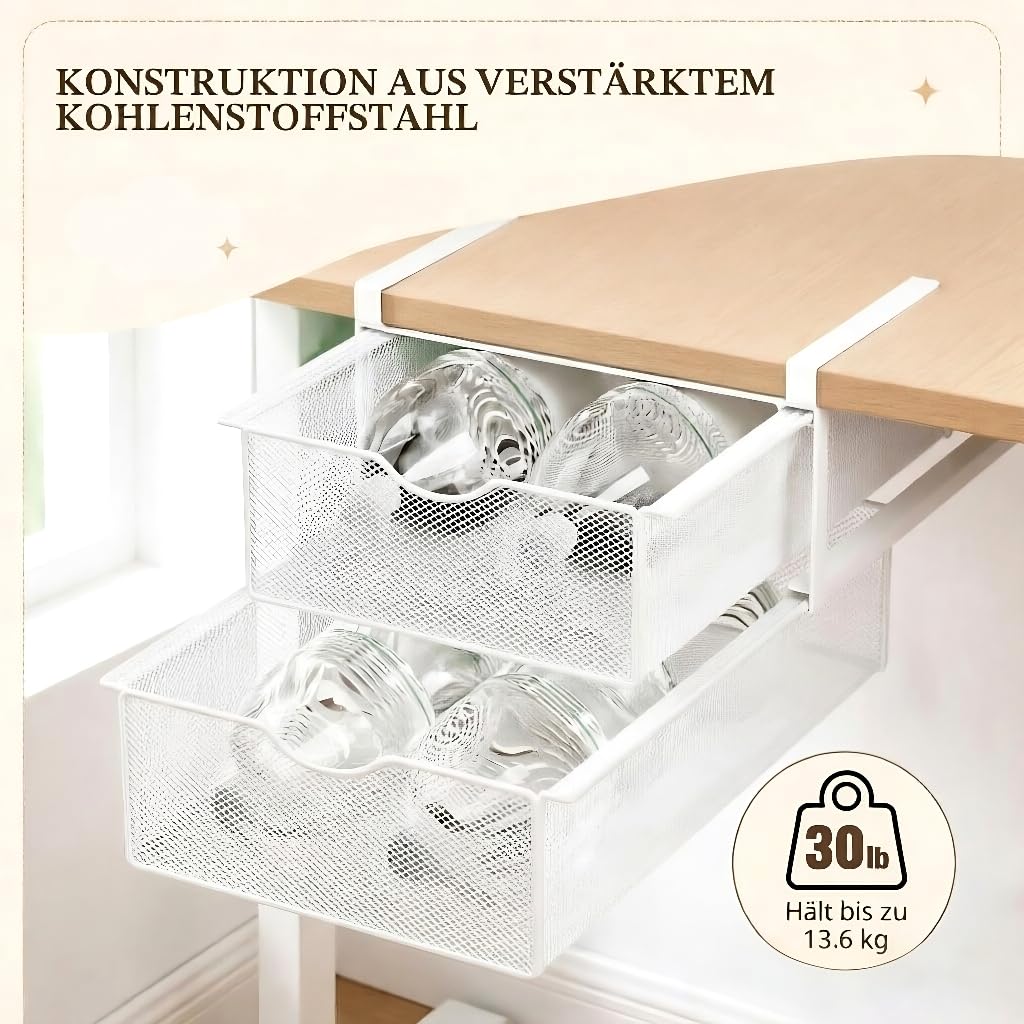 Unterwäsche-Schrank Organizer Kleiderschrank - Hängender Ausziehbarer | Wardrobe Organizer, platzsparend für Unterwäsche, Socken, BHs. Schrank-Organizer, Doppelschichtiger Unterwäsche-Organizer