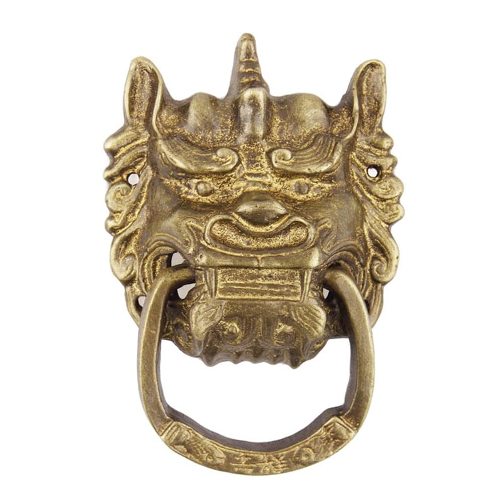 Poignée de porte en laiton pour remplacer un heurtoir usé avec style