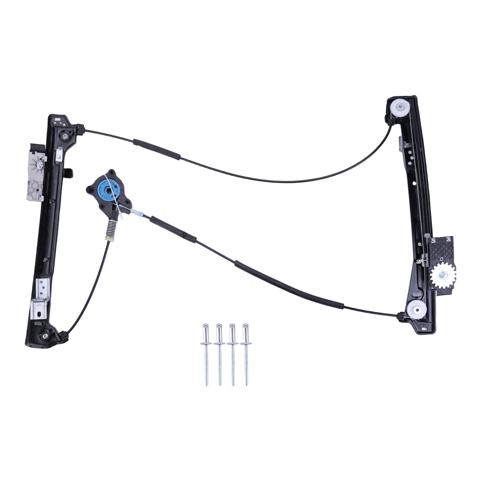 Electric Power Window Regulator for BMW Mini Cooper R55 R66 R57 2006-2013, Electric Window Lift Regulator Bracket with Motor Front Right Driver Side Replaces 51332756084