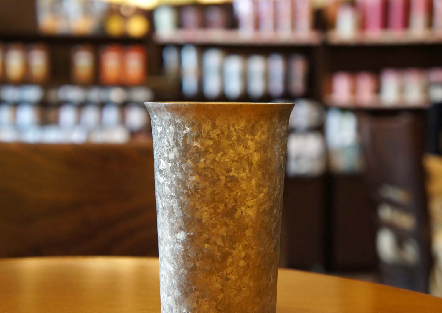 Amazon｜HORIE 新潟県燕産 チタン2重タンブラー 窯創り 広口 300cc