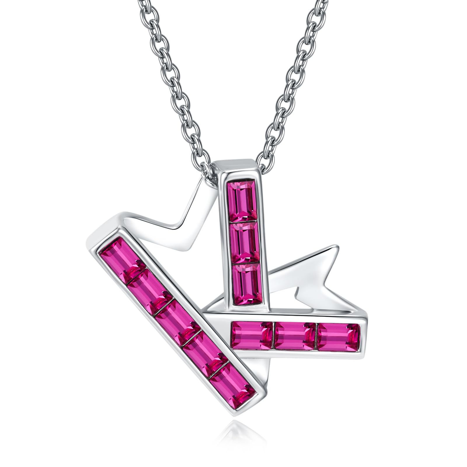 LOVANS Halskette Damen Silber 925 Buchstabe K Kette mit Herz Anhänger Personalisierte Initialen Namen Silberkette Schmuck Geschenke für Frauen Ehefrau