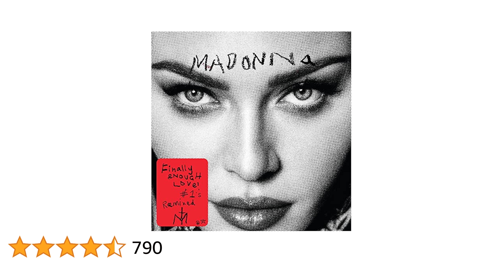マドンナ 　Finally Enough Love　限定盤 赤カラー盤 LP Amazon.com: Finally Enough Love - Red Colored Vinyl: CDs & Vinyl