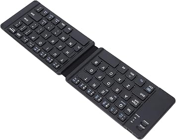 Katlanabilir Bluetooth Klavye, Telefon Tablet ve PC Uyumlu Ta nabilir Kablosuz Mini Klavye