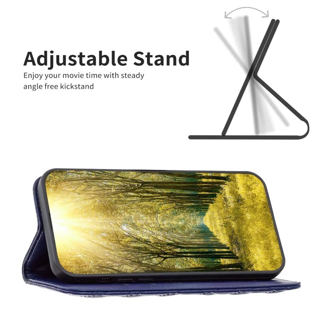 Cool Funda Flip Cover Tipo Libro Liso Azul Para Xiaomi Redmi Note 13 Pro 5g