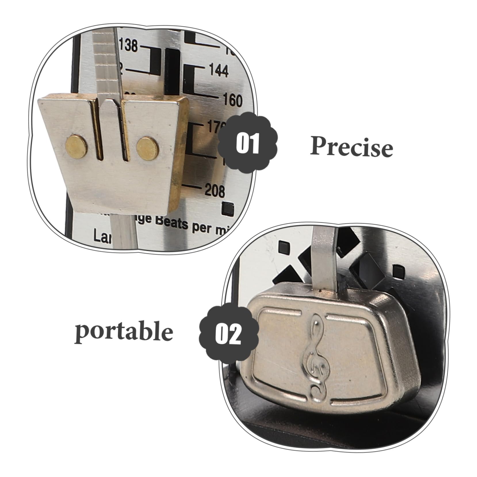 ifundom 3 Pezzi Metronomo Per Chitarra Metronomo Elettrico Metronomo Per Pianoforte Accordatore Per Strumenti Musicali Mini Metronomo Per Batteria