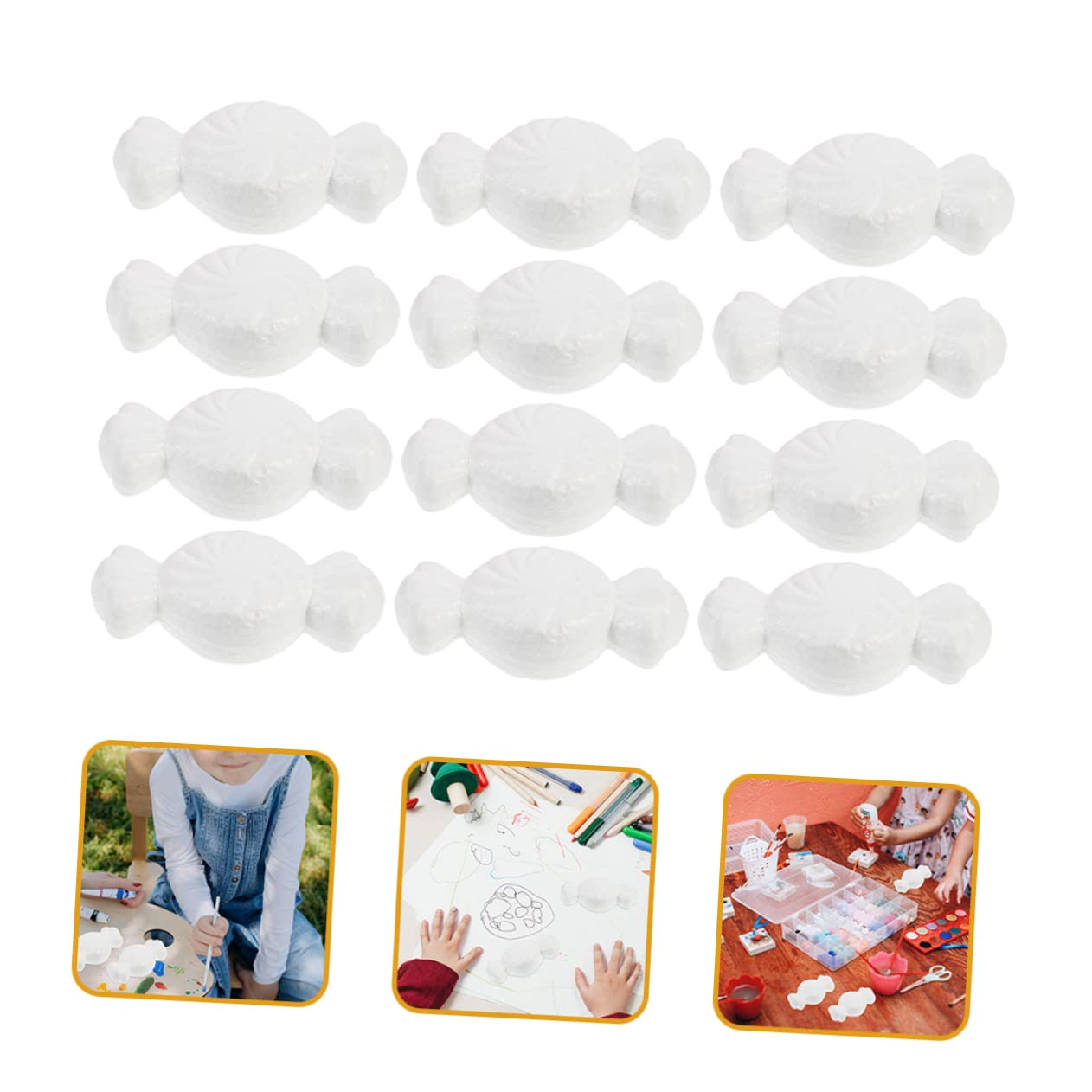 Didiseaon 60pezzi Decorazioni Natalizie Per Ragazzo Ragazza Kit Fai Da Te Per Creare Addobbi Festivi Personalizzati