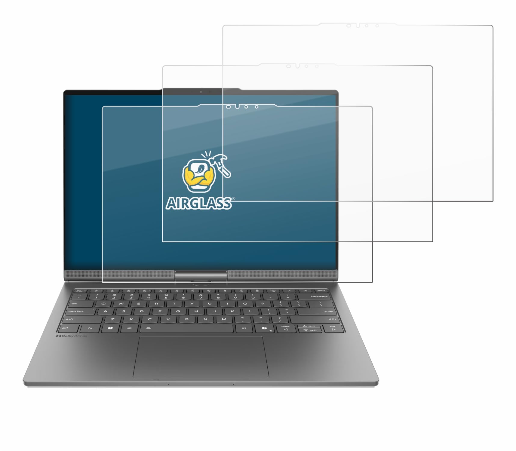 brotect Pellicola Protettiva Vetro per Lenovo ThinkBook Plus Gen 7 Auto Twist Protezione Schermo (3 Pezzi) [Durezza Estrema 9H, Chiaro]