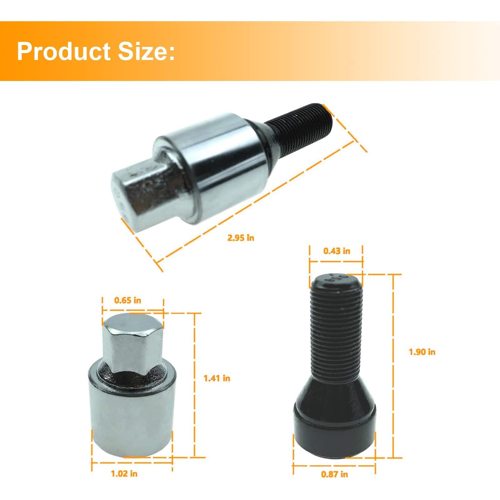 Amazon.com: Cheriezing 36136792851 Anti-Theft Wheel Stud Bolt 